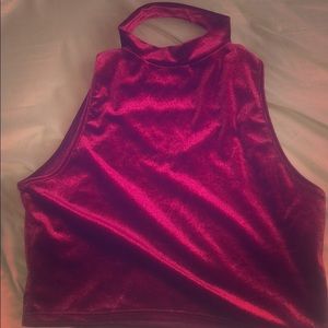 Red Velvet Crop top